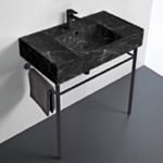 Scarabeo 5123-55-CON-BLK Sink Finish