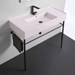 Scarabeo 5124-F-CON-BLK Sink Finish