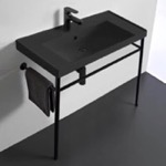 Scarabeo 3005-CON-BLK Sink Finish