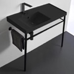 Scarabeo 3008-49-CON-BLK Sink Finish