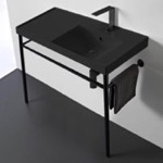 Scarabeo 3009-CON-BLK Sink Finish