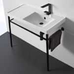 Scarabeo 3009-49-CON-BLK Sink Finish