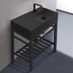 Scarabeo 5118-CON2-BLK Sink Finish