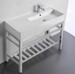 Scarabeo 5120-CON2 Modern Console Sink Vanity, 40 Inch