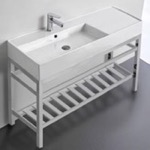 Scarabeo 5121-CON2 Modern Console Sink Vanity, 48 Inch