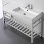 Scarabeo 5122-CON2 Modern Console Sink Vanity, 48 Inch