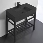 Scarabeo 5123-E-CON2-BLK Sink Finish