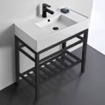 Scarabeo 5123-E-CON2-BLK Sink Finish
