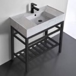 Scarabeo 5123-E-CON2-BLK Sink Finish