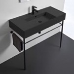 Scarabeo 5124-G-CON-BLK Sink Finish