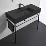 Scarabeo 5124-E-CON-BLK Sink Finish