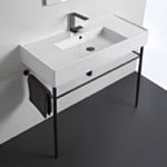 Scarabeo 5124-E-CON-BLK Sink Finish