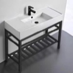 Scarabeo 5124-49-CON2-BLK Sink Finish