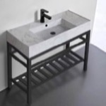 Scarabeo 5124-49-CON2-BLK Sink Finish