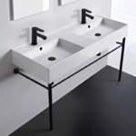 Scarabeo 5143-F-CON-BLK Sink Finish