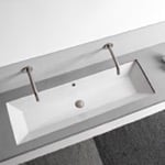 Scarabeo 5154 48 Inch Trough Undermount Sink