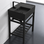 Scarabeo 5114-F-CON2-BLK Sink Finish