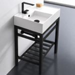 Scarabeo 5114-F-CON2-BLK Sink Finish