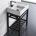 Scarabeo 5114-F-CON2-BLK Sink Finish