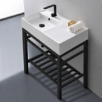 Scarabeo 5115-CON2-BLK Sink Finish