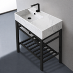 Scarabeo 5115-CON2-BLK Sink Finish