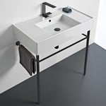 Scarabeo 5123-49-CON-BLK Sink Finish