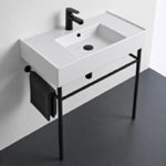 Scarabeo 5123-F-CON-BLK Sink Finish