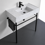 Scarabeo 5123-F-CON-BLK Sink Finish