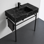 Scarabeo 5123-F-CON-BLK Sink Finish