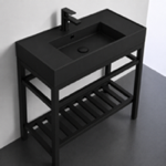 Scarabeo 5124-49-CON2-BLK Sink Finish
