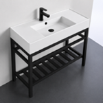 Scarabeo 5124-49-CON2-BLK Sink Finish