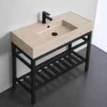 Scarabeo 5124-49-CON2-BLK Sink Finish