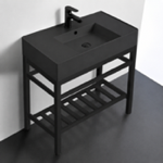Scarabeo 5123-F-CON2-BLK Sink Finish