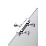 StilHaus 985-08 Over the Shower Door Triple Robe Hook