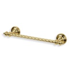 StilHaus G06-16 Gold Finish 16 Inch Classic-Style Brass Towel Bar