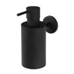 StilHaus ME30-23 Soap Dispenser, Wall Mounted, Round, Black