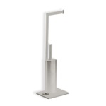 StilHaus DI20-36 Satin Nickel Free Standing 2-Function Bathroom Butler