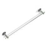 StilHaus VE05-36 Towel Bar, Satin Nickel, 24 Inch, Made in Brass