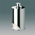 Windisch 88123 Round Metal Cotton Pad Dispenser Made in Brass