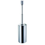 Windisch 89174 Free Standing Brass Round Toilet Brush Holder With Cover
