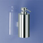 Windisch 90126 Soap Dispenser, Modern, Wall Mounted, Rounded Brass