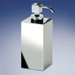 Windisch 90419 Soap Dispenser, Square, Contemporary, Brass