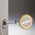 Windisch 99150 Lighted Magnifying Mirror, Wall Mounted, 3x or 5x Magnification