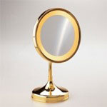 Windisch 99151 Pedestal Round 3x or 5x Magnifying Mirror