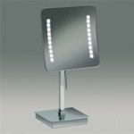 Windisch 99627 Lighted Makeup Mirror, Countertop, LED, 3x or 5x Magnification