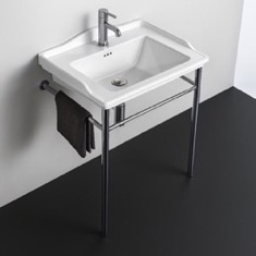 Transitional Console Sink, 26 inch