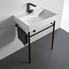 Small Modern Console Sink, 24 inch