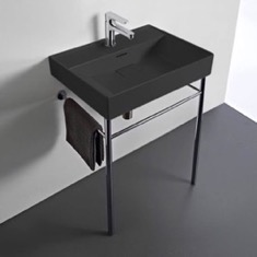Small Modern Console Sink, 24 inch