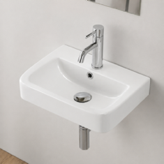 Small Bathroom Sink, Wall Mounted