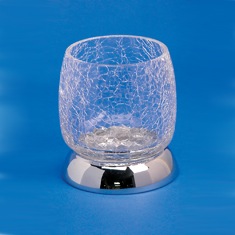 Crackled Glass Tumbler